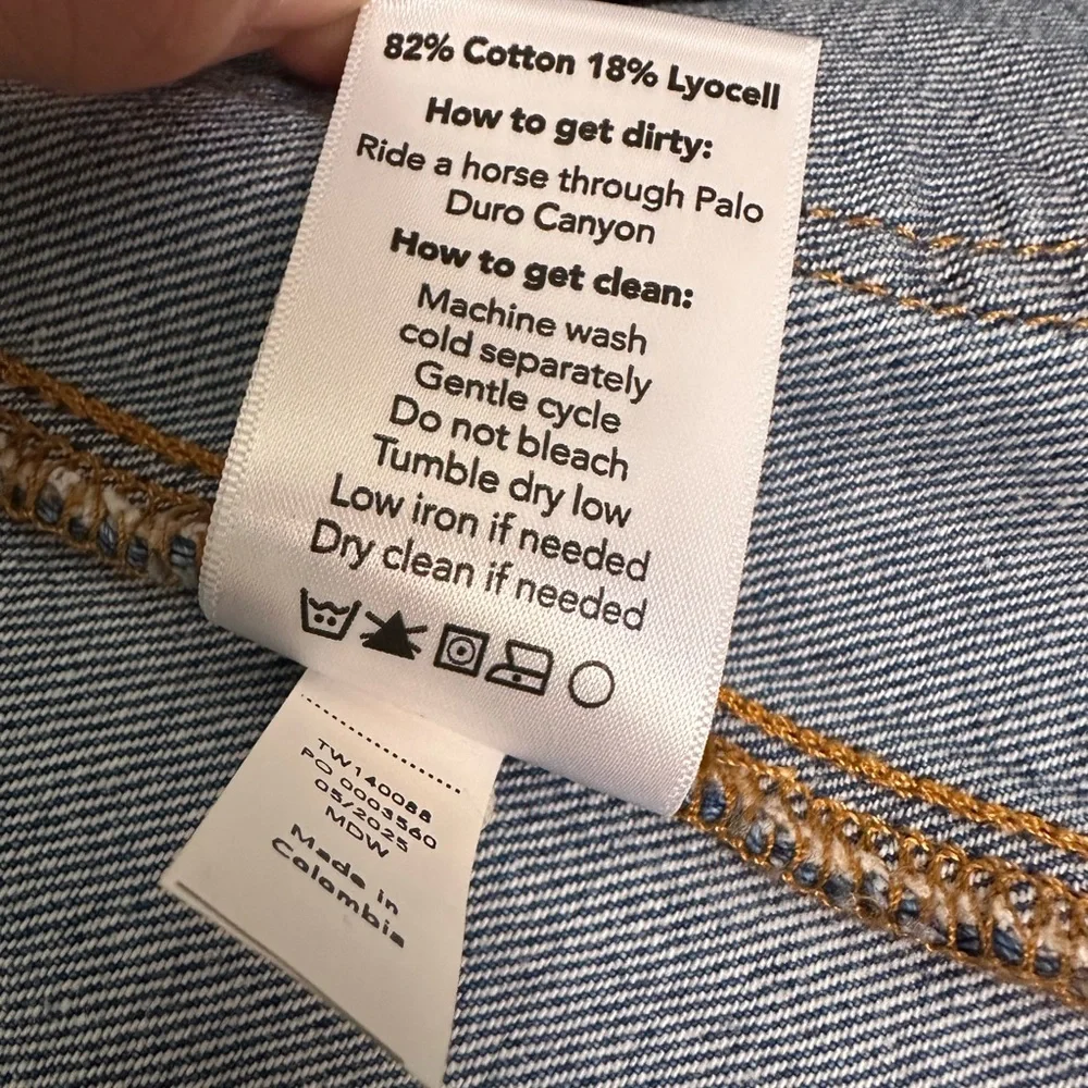 Tecovas • NWOT Women's Denim Chore Jacket • Size Small - Picture 15 of 15